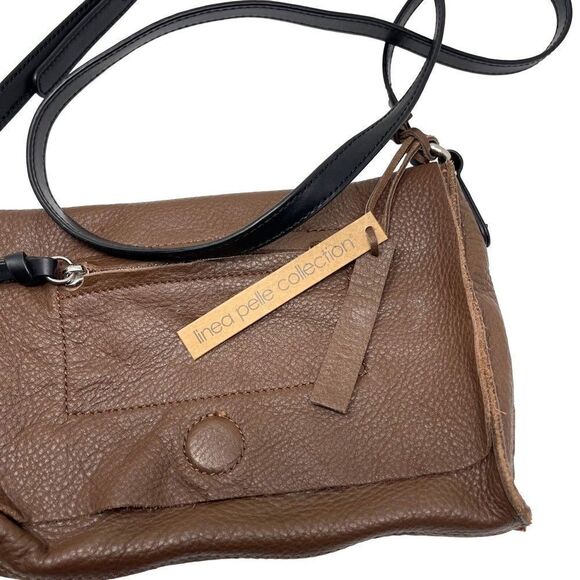 NWT! Linea Pelle collection brown leather purse NWT Supper soft BoxW - Picture 3 of 4